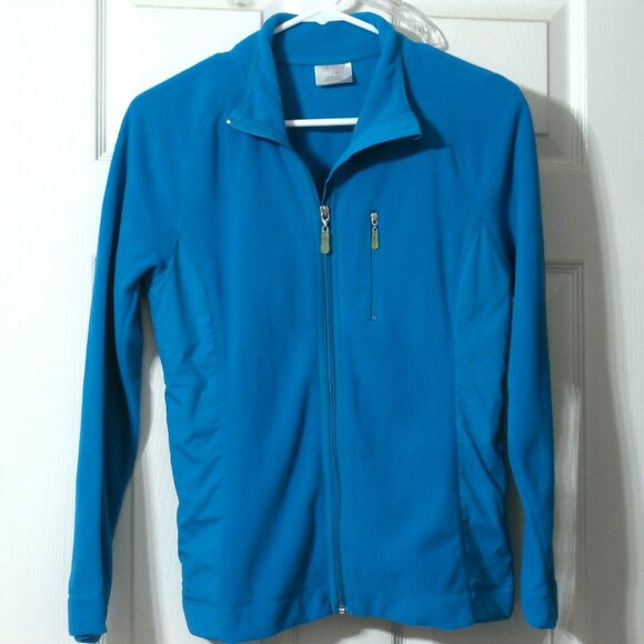 Danskin Now Turquoise Fleece Jacket Women's Small (4-6) - Picture 1 of 3